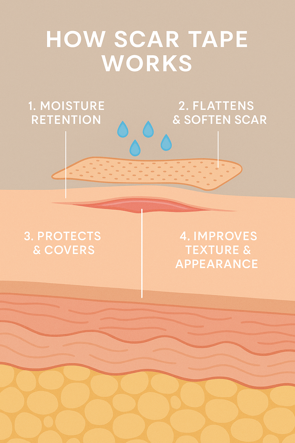 Stretch Mark and Scar Removal Tape