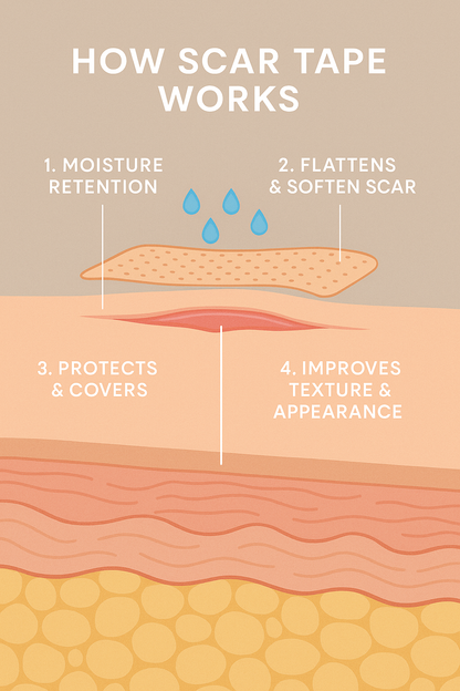 Stretch Mark and Scar Removal Tape